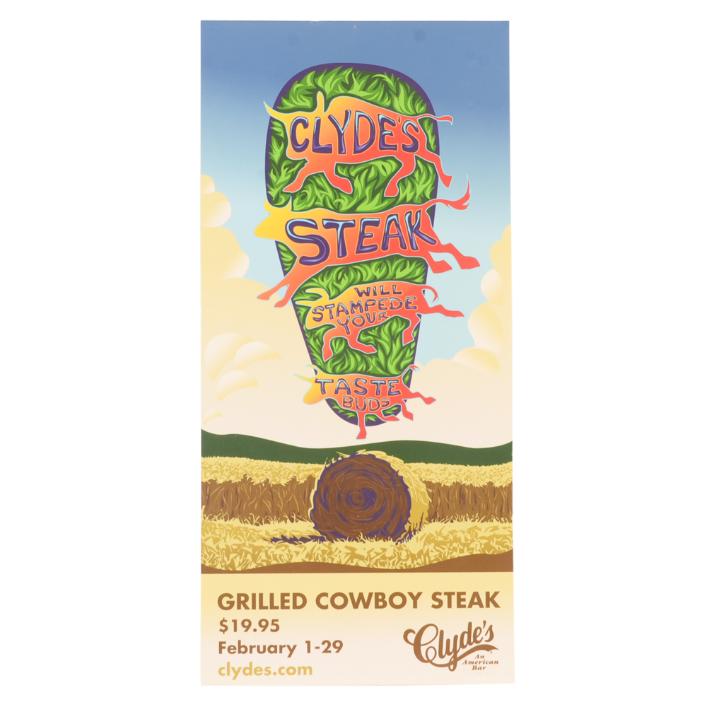 Ten Clyde's Restaurant Promotional Posters