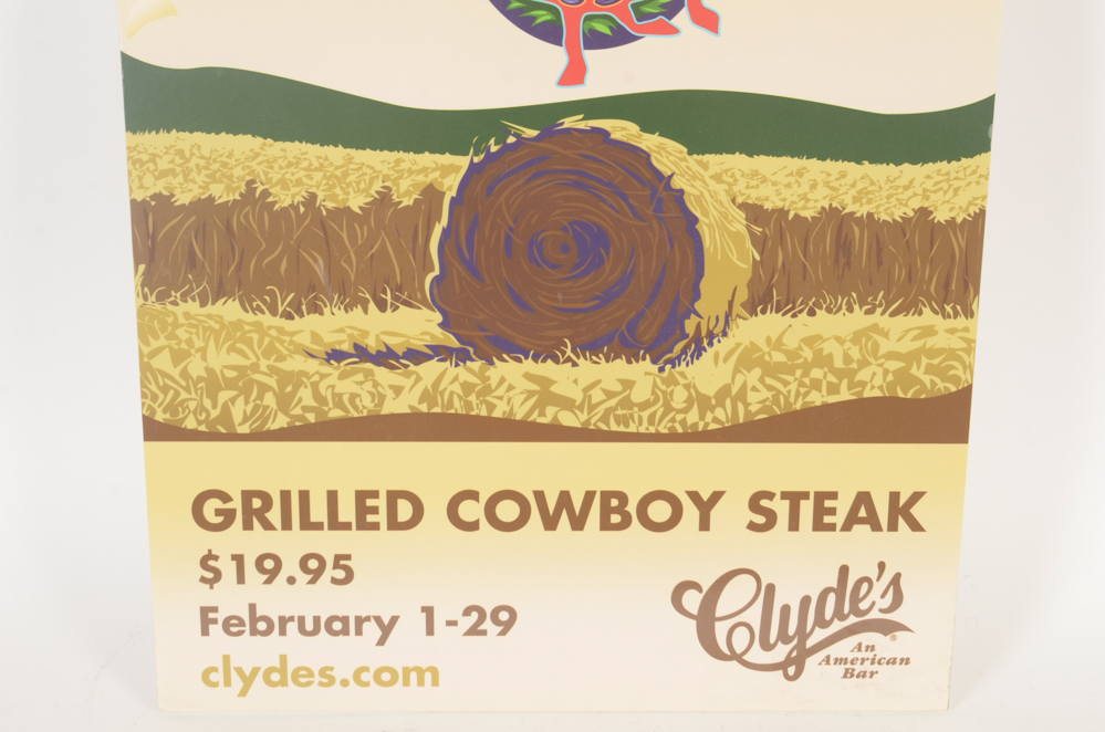 Ten Clyde's Restaurant Promotional Posters