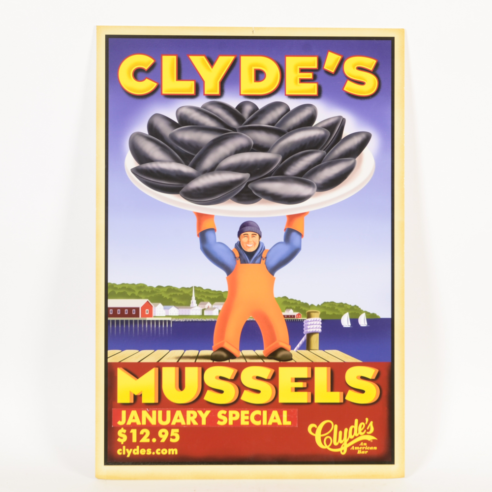 Ten Clyde's Restaurant Promotional Posters