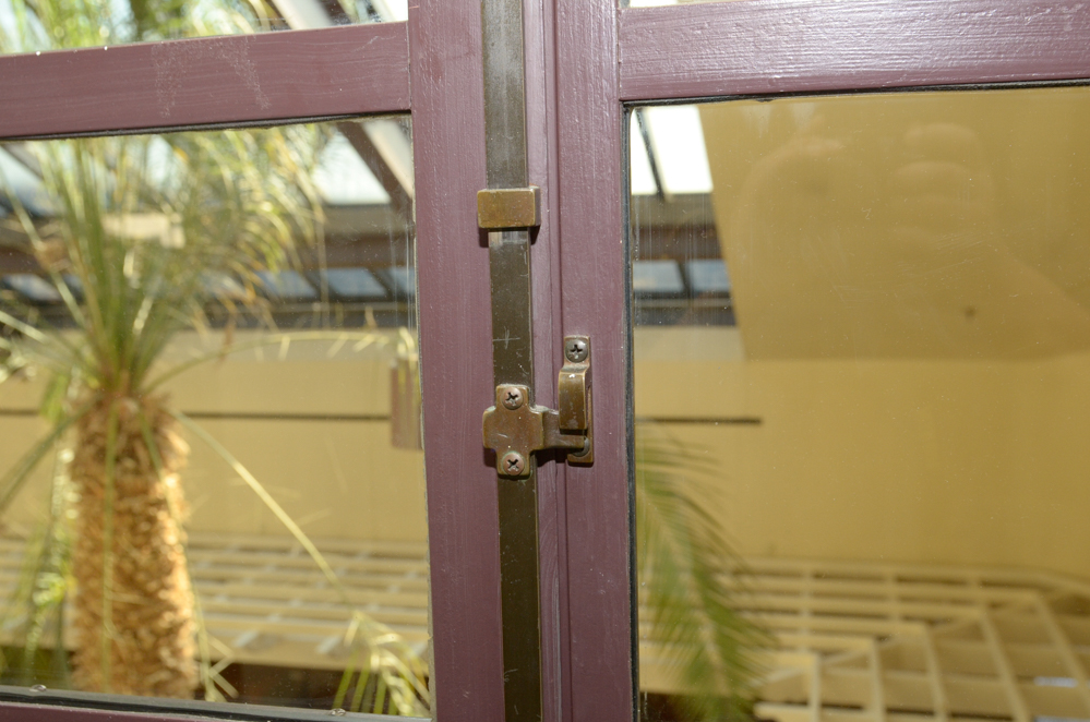 Etched Glass Pane Doors
