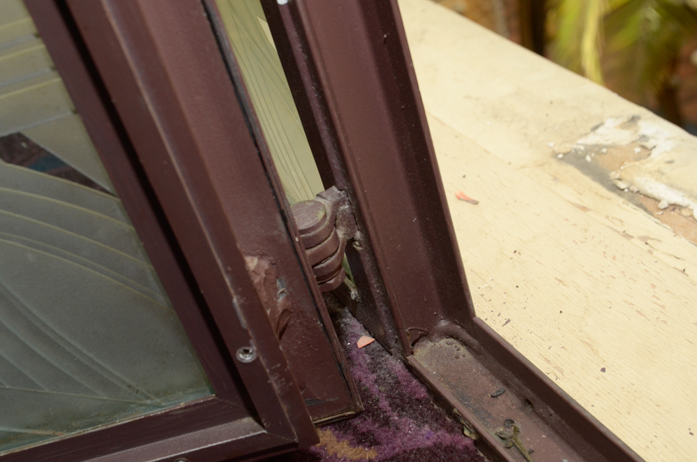 Etched Glass Pane Doors