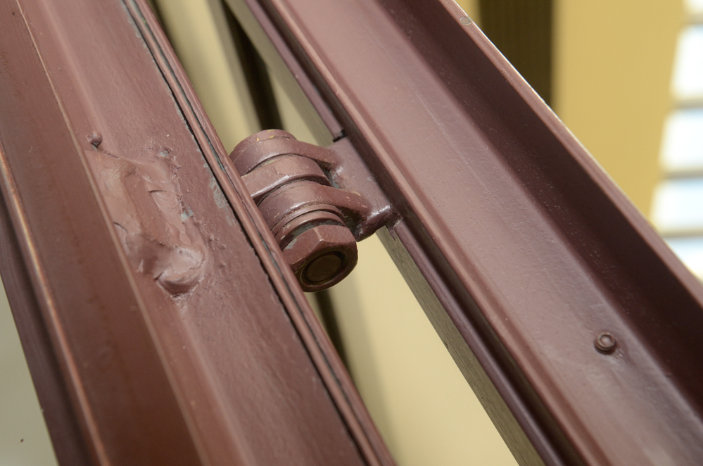 Etched Glass Pane Doors