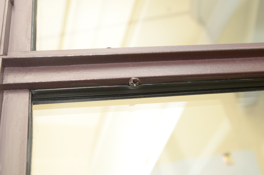 Etched Glass Pane Doors