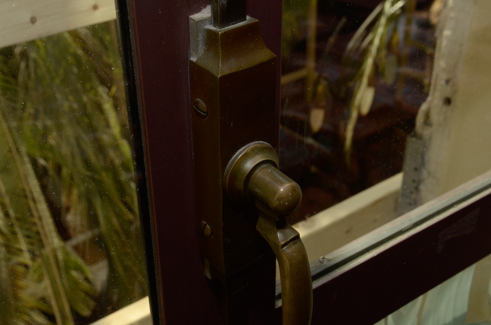 Etched Glass Pane Doors