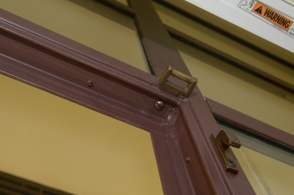 Etched Glass Pane Doors