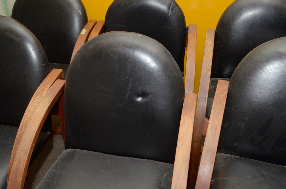 Set of 10 Peter Danko Modern "Clyde's" Chairs