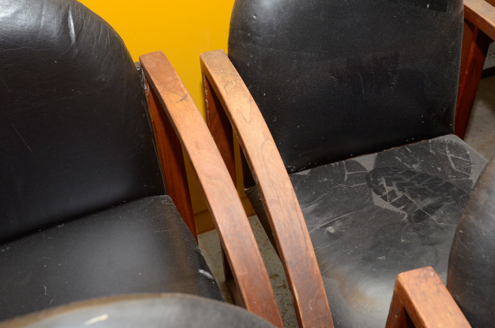 Set of 10 Peter Danko Modern "Clyde's" Chairs