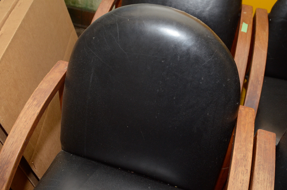 Set of 10 Peter Danko Modern "Clyde's" Chairs