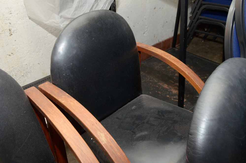 Set of 10 Peter Danko Modern "Clyde's" Chairs