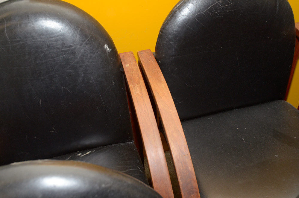 Set of 10 Peter Danko Modern "Clyde's" Chairs