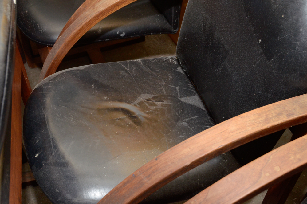 Set of 10 Peter Danko Modern "Clyde's" Chairs