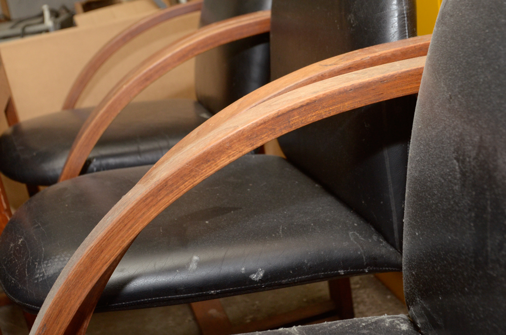 Set of 10 Peter Danko Modern "Clyde's" Chairs