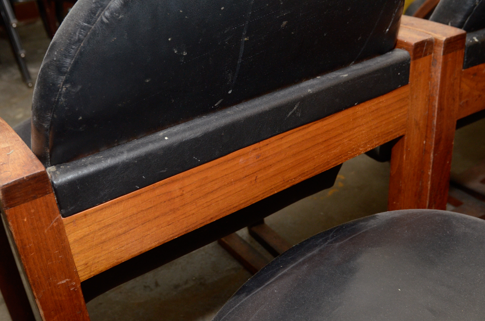 Set of 10 Peter Danko Modern "Clyde's" Chairs