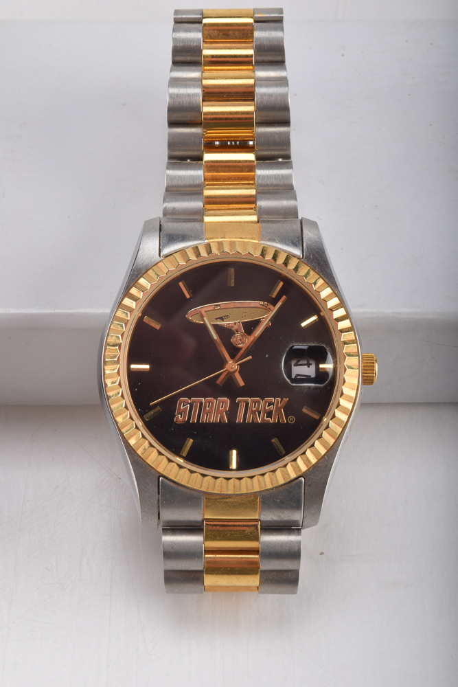 The Bradford Exchange 24K Plated Star Trek Watch