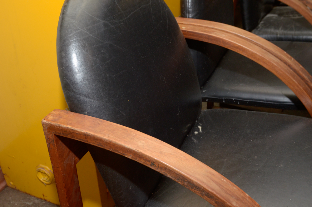 Set of 10 Peter Danko Modern "Clyde's" Chairs