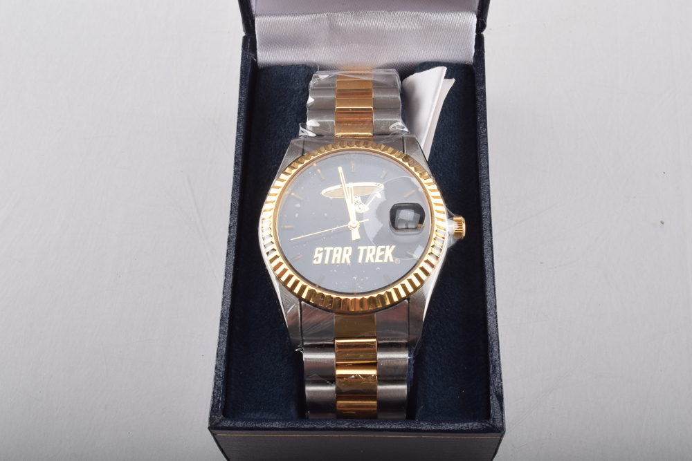 The Bradford Exchange 24K Plated Star Trek Watch