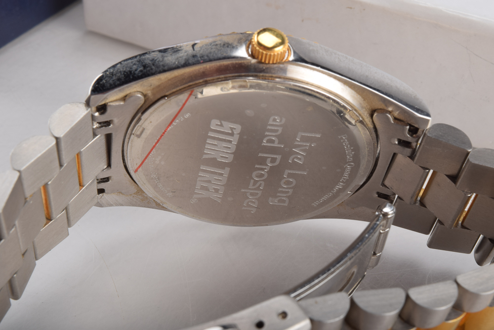The Bradford Exchange 24K Plated Star Trek Watch