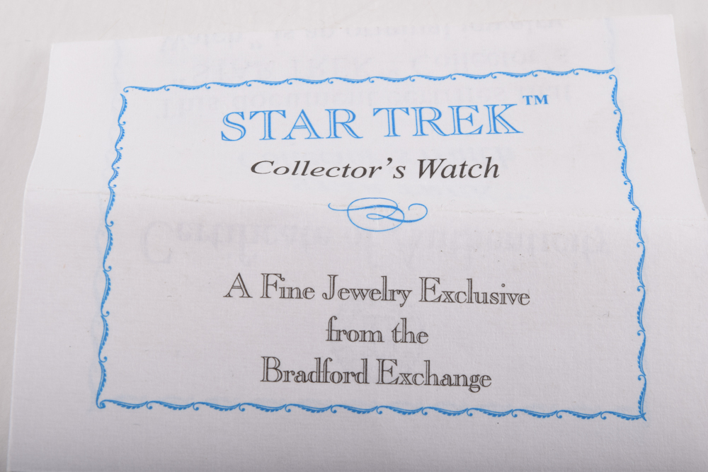 The Bradford Exchange 24K Plated Star Trek Watch