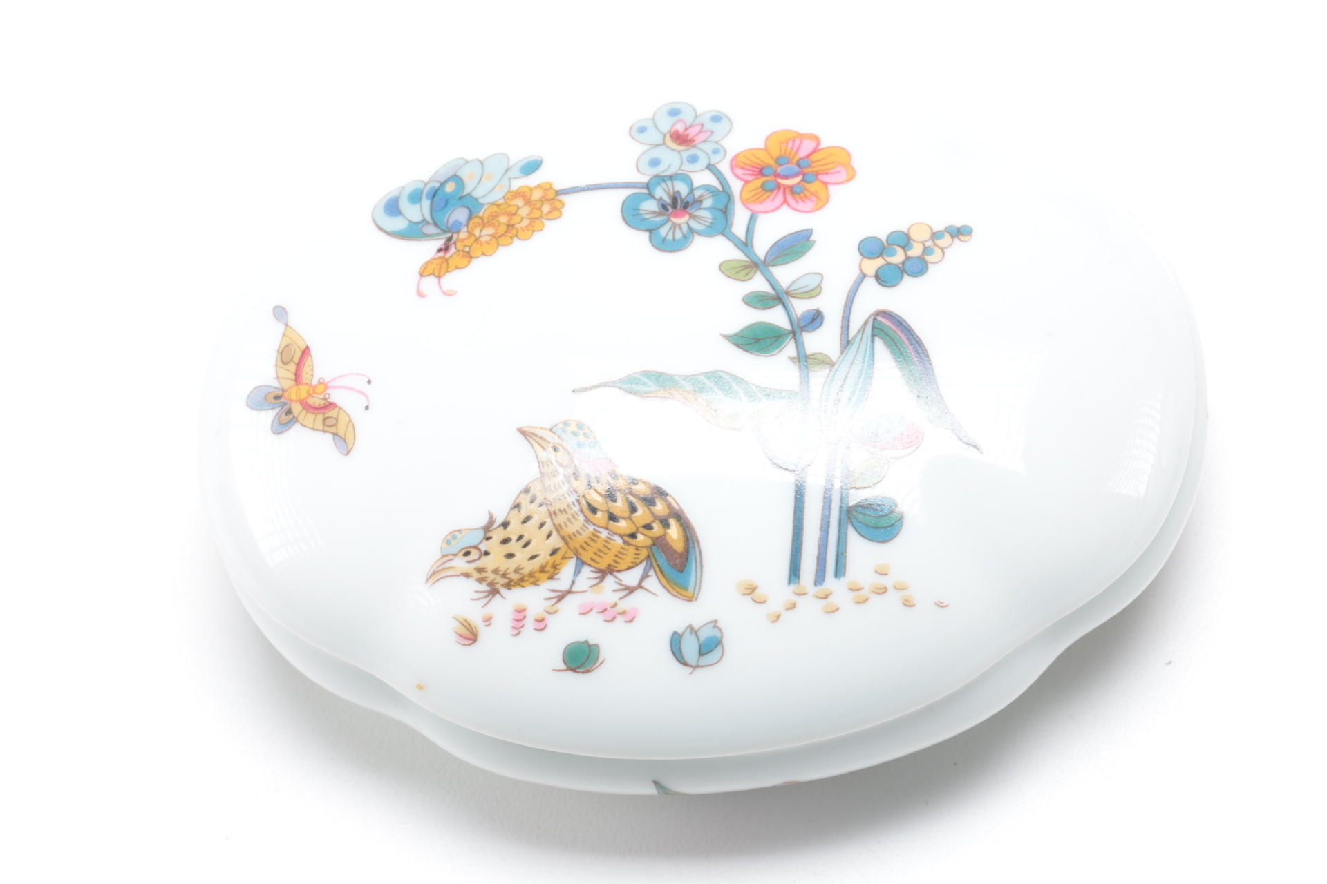 Porcelain Vase and Trinket Boxes Featuring Delft