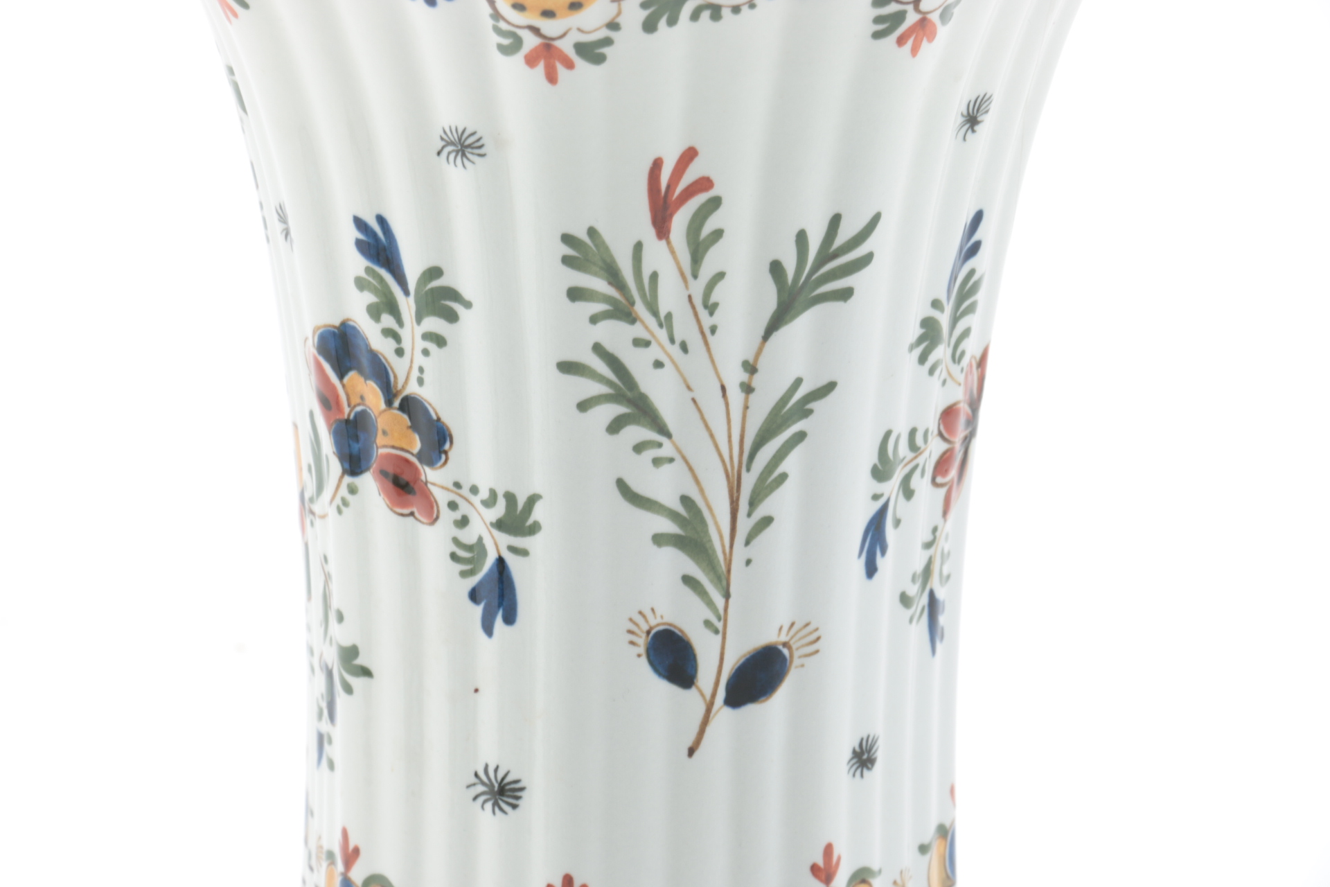 Porcelain Vase and Trinket Boxes Featuring Delft