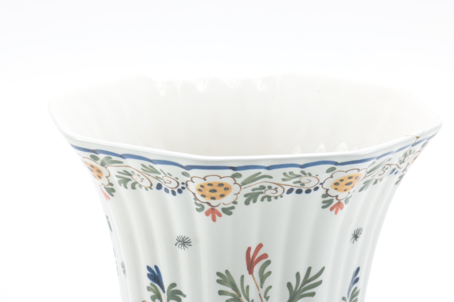 Porcelain Vase and Trinket Boxes Featuring Delft