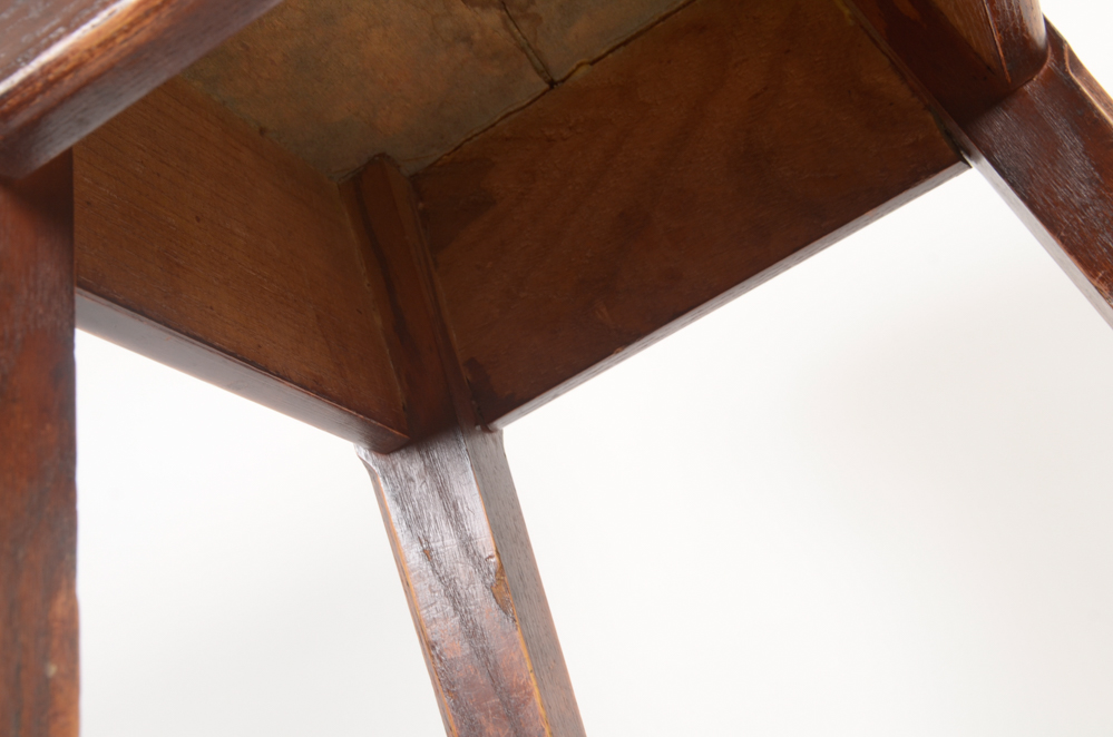 Set of Five Oak Bar Stools