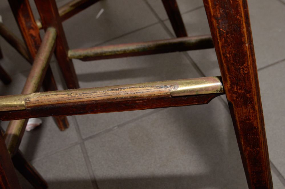 Set of Five Oak Bar Stools