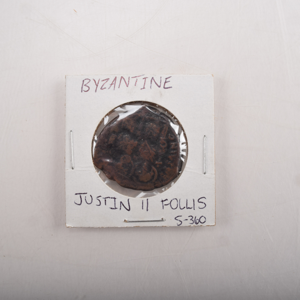 Byzantine Empite Justin II Follis