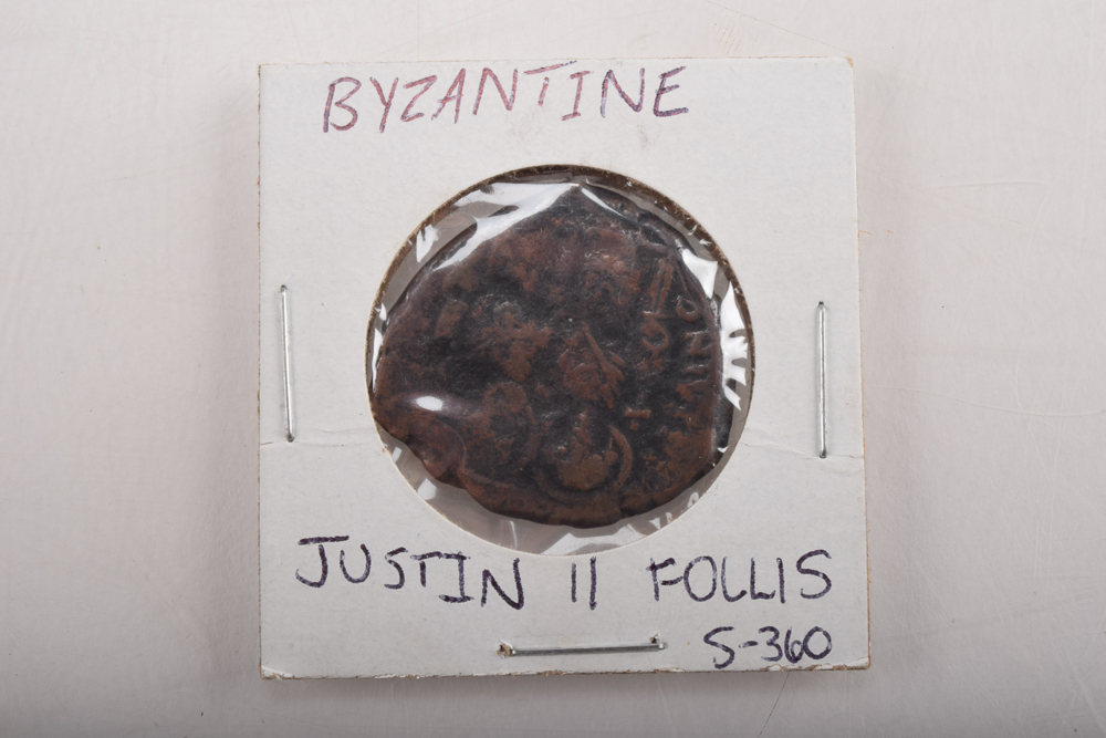 Byzantine Empite Justin II Follis
