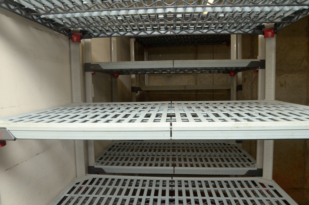 Three Plastic Shelving Units