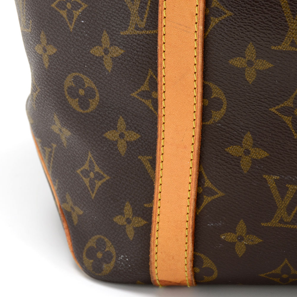 Louis Vuitton Signature Monogram Canvas Tote with Leather Straps