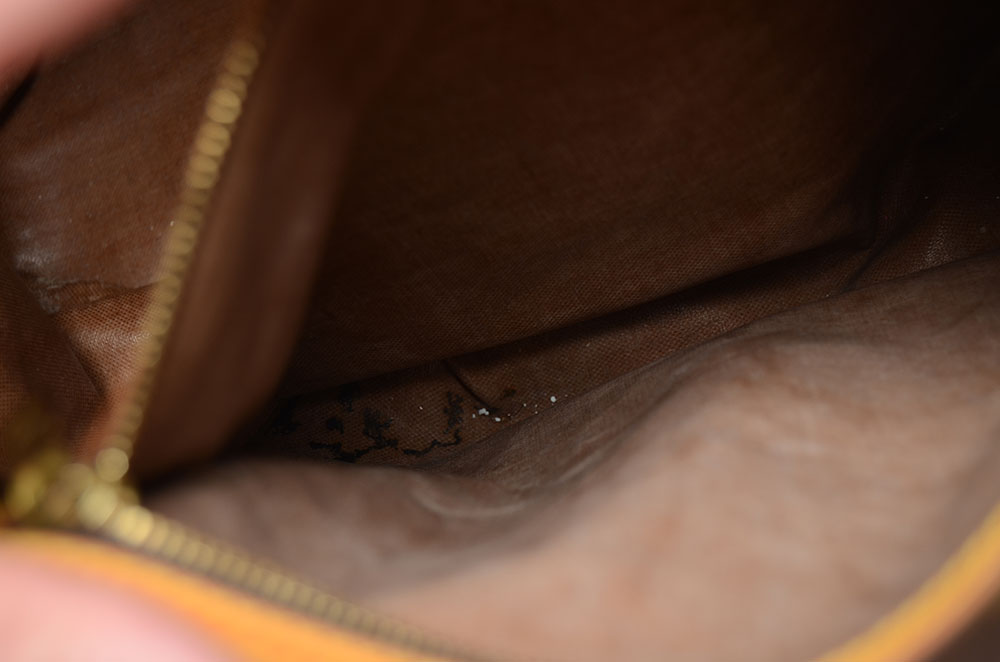 Louis Vuitton Signature Monogram Canvas Tote with Leather Straps