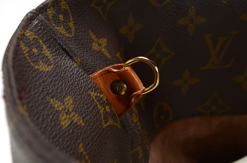 Louis Vuitton Signature Monogram Canvas Tote with Leather Straps