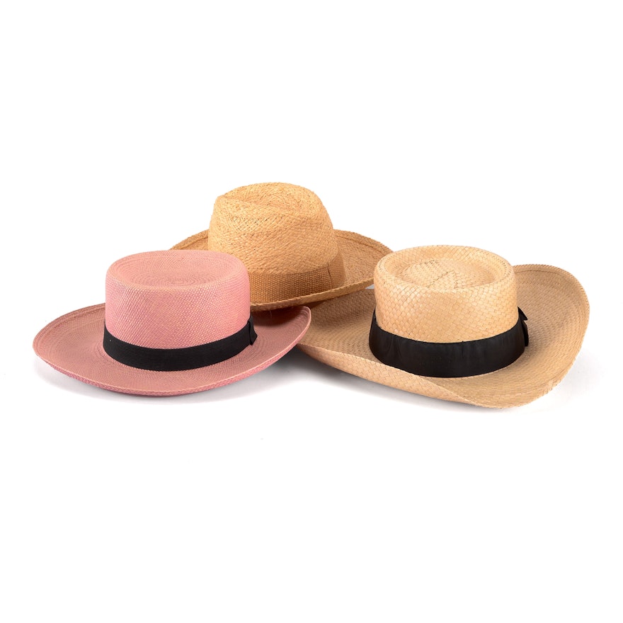 Assorted Straw Hats