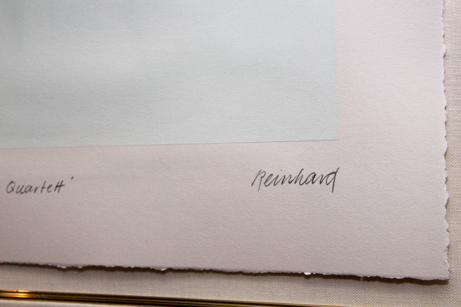 Reinhard Original Paper Sculpture "The Sting Quartett"