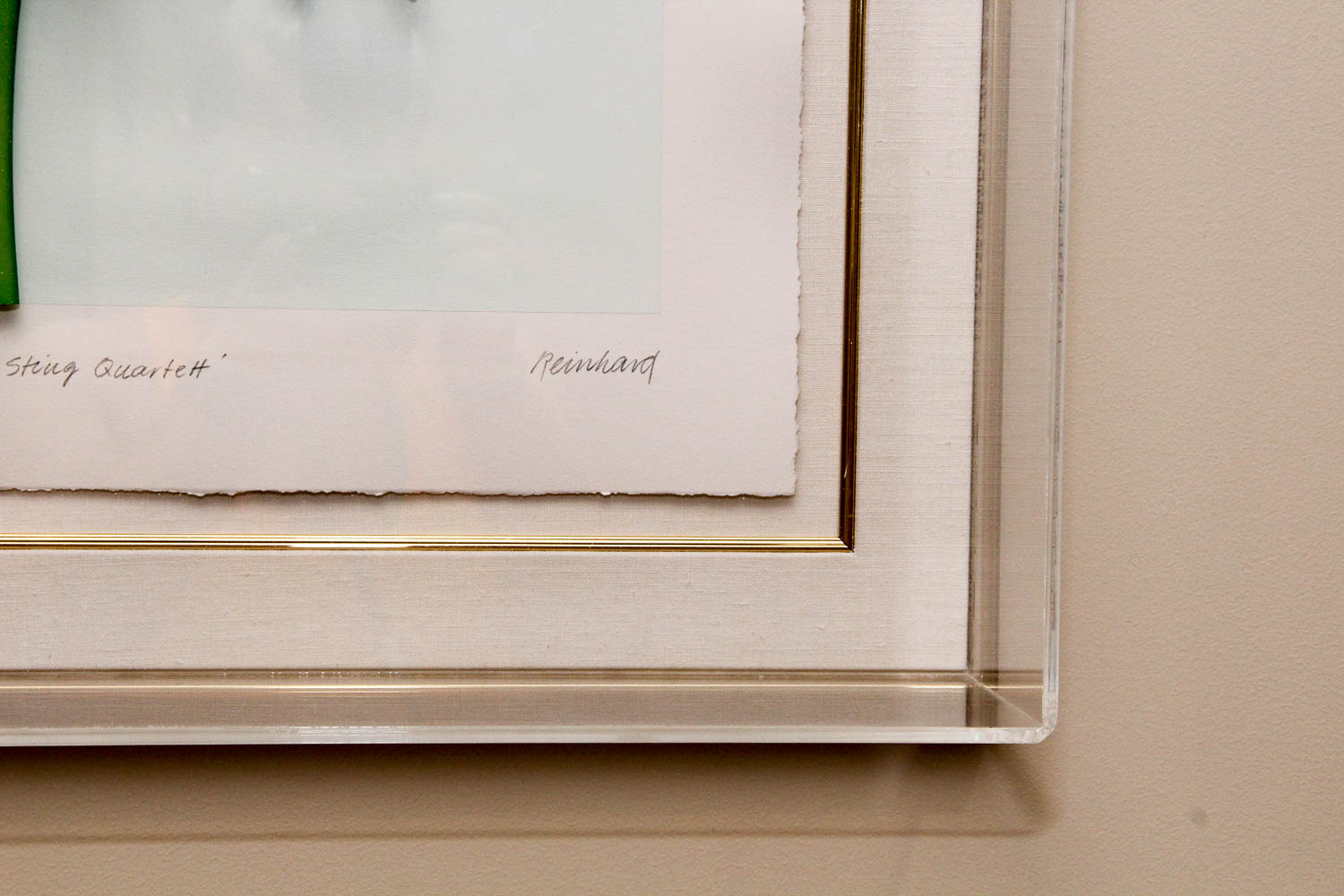 Reinhard Original Paper Sculpture "The Sting Quartett"