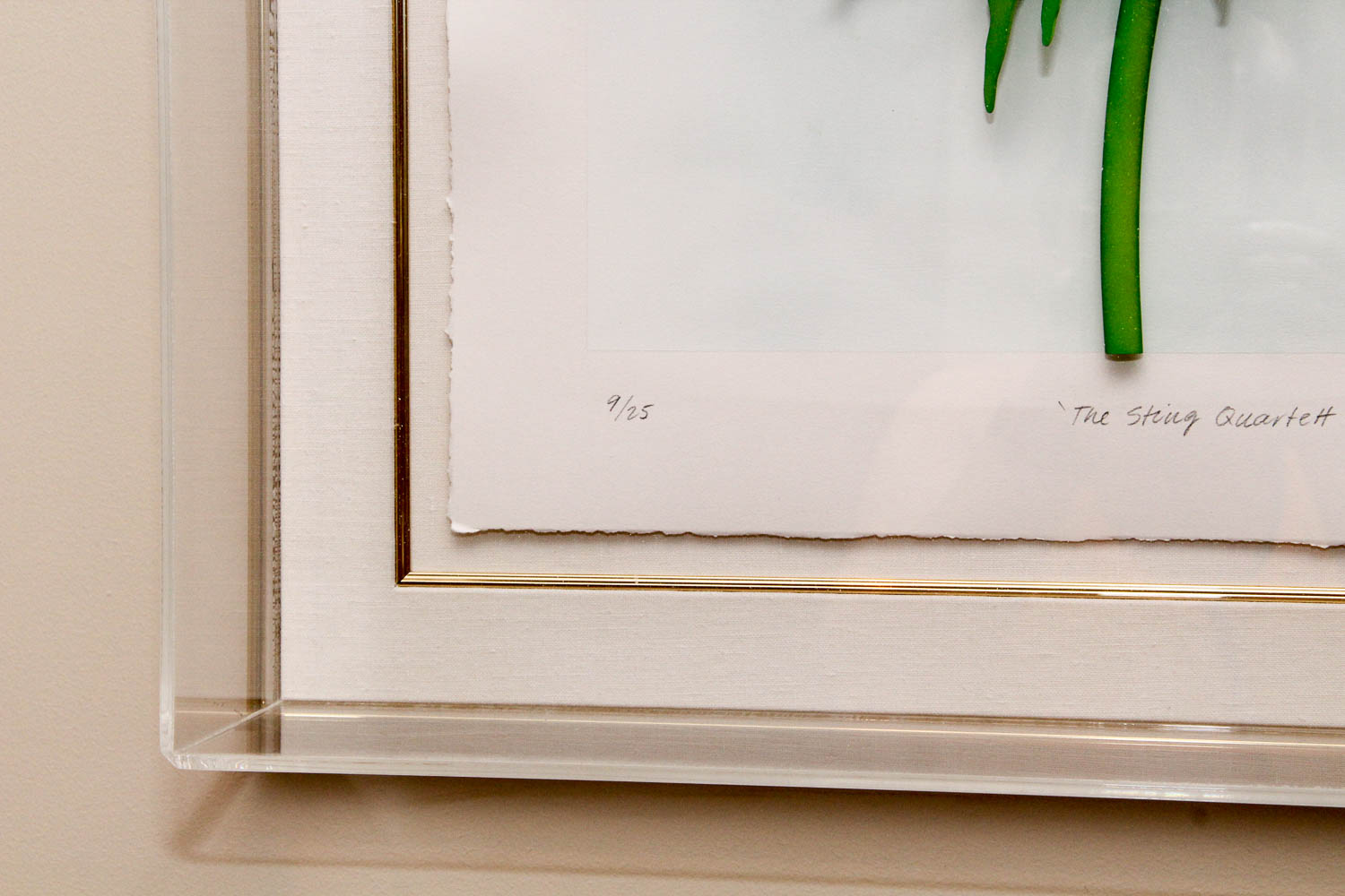 Reinhard Original Paper Sculpture "The Sting Quartett"