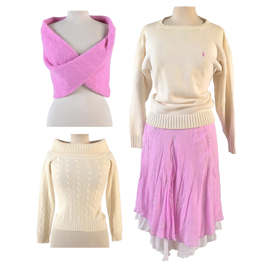 Ralph Lauren Sweaters and a Skirt