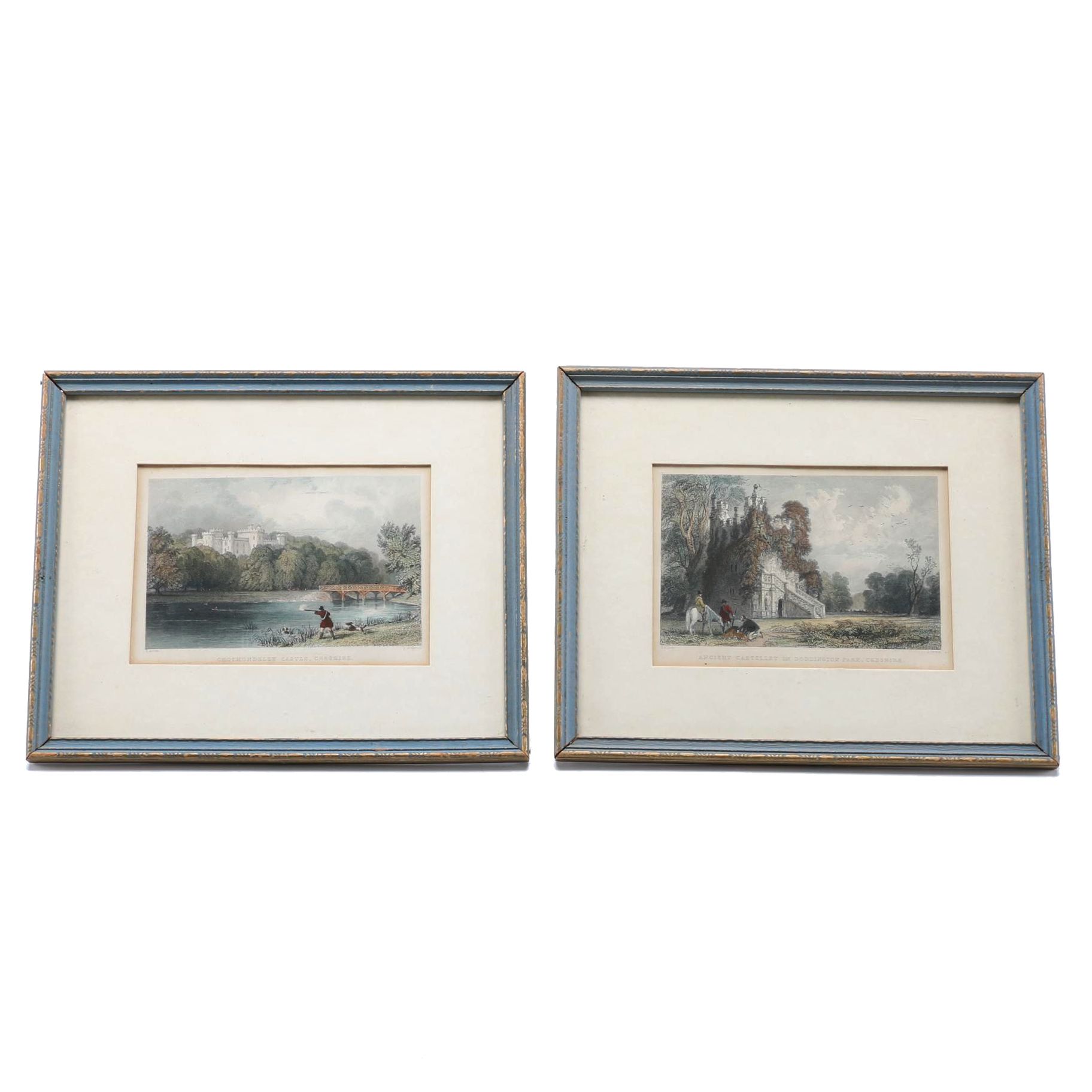 Pairing of Hand Colored Engravings After Thomas Allom