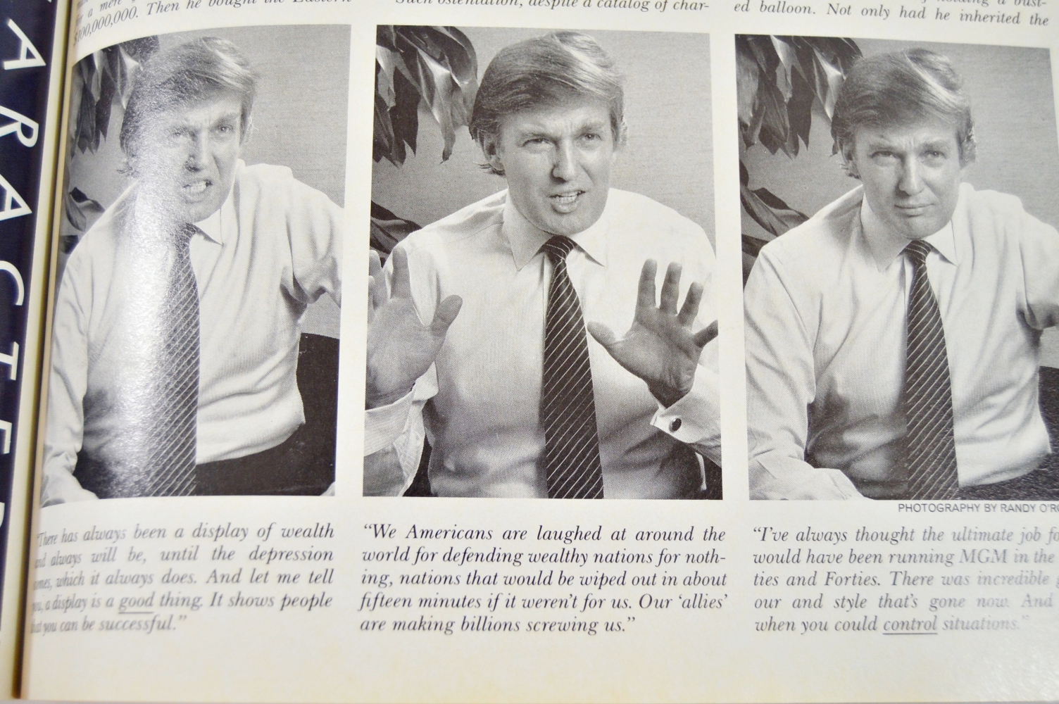 Donald Trump 1990 "Playboy" Magazine