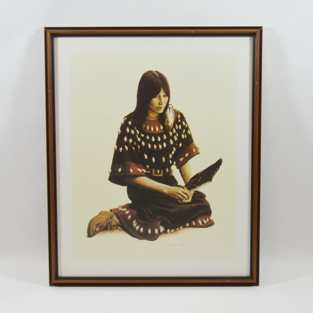 James Bama's "Sioux Indian with Eagle Feather"