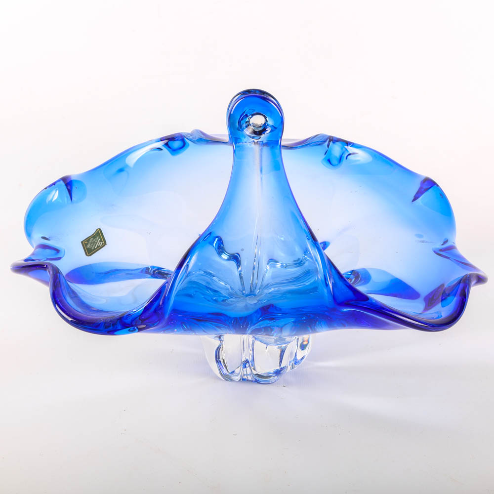 Shannon Crystal Vase and Basket