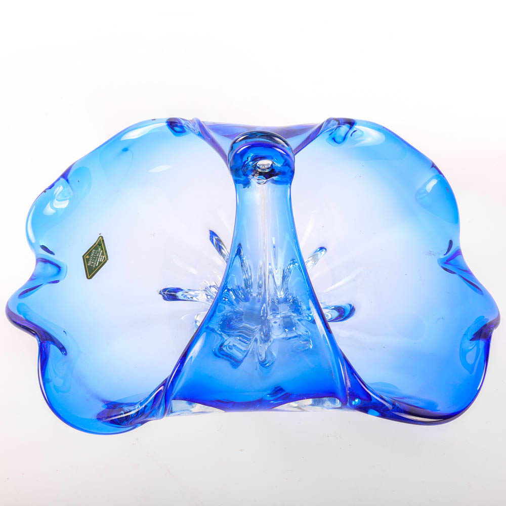 Shannon Crystal Vase and Basket