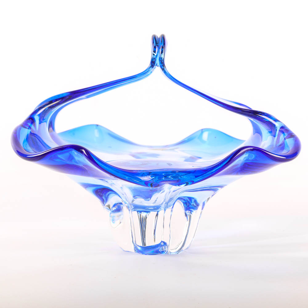 Shannon Crystal Vase and Basket