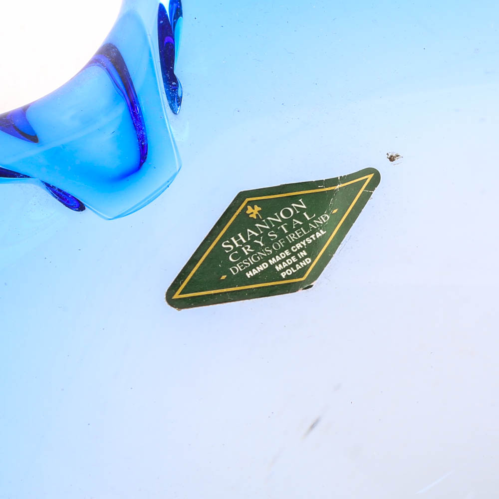 Shannon Crystal Vase and Basket