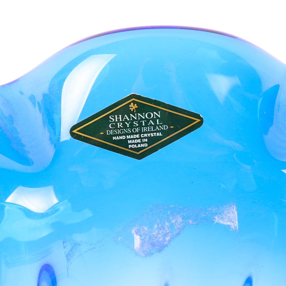 Shannon Crystal Vase and Basket