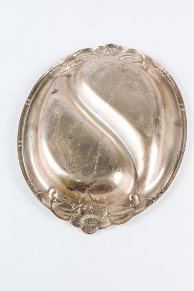 Frank Smith Silver Co. Sterling Silver Relish Dish