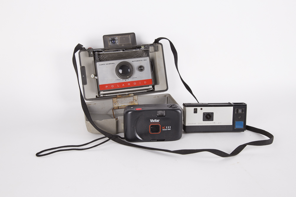 Polaroid, Kodak and Vivitar Cameras