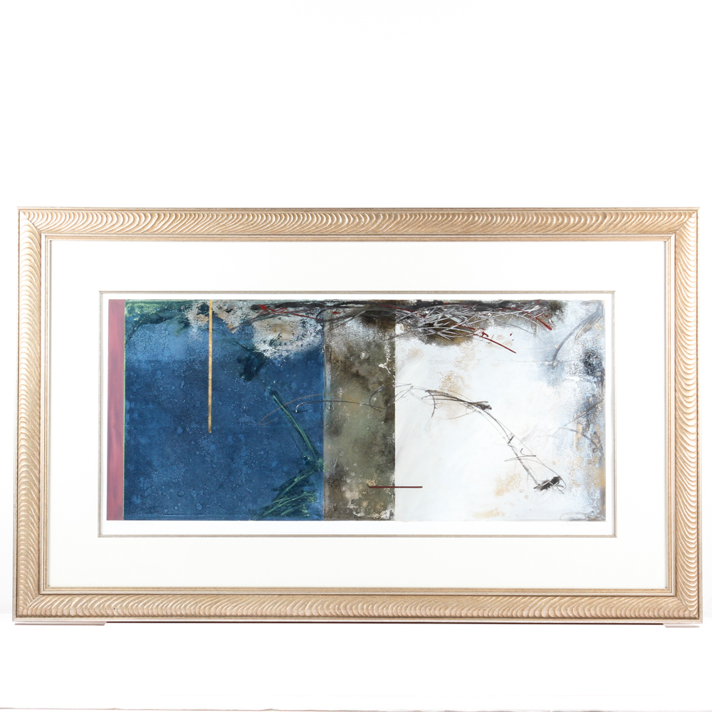 J. Baughman Hand Embellished Serigraph "Panel Series"