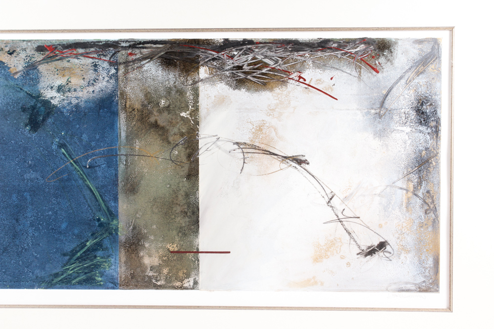 J. Baughman Hand Embellished Serigraph "Panel Series"